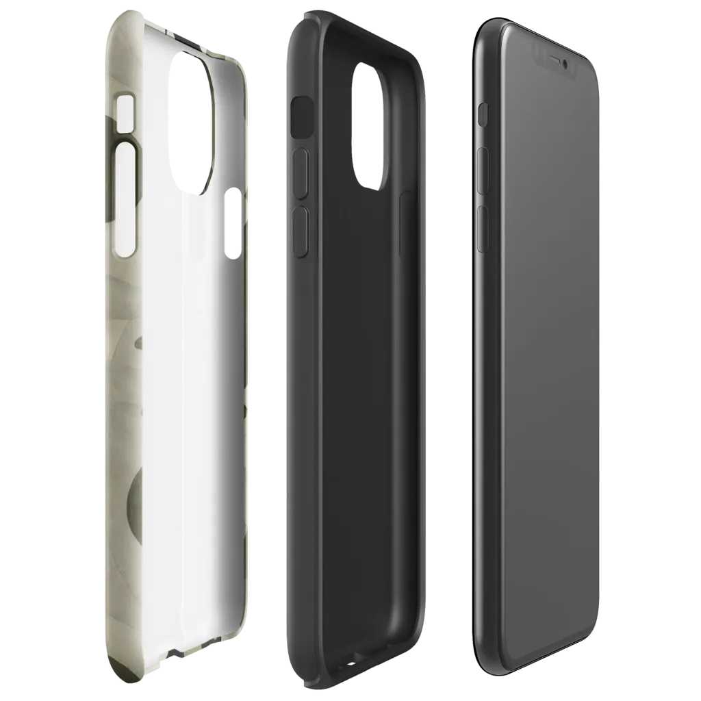 Olive Noir on Tough Case for iPhone® — Right