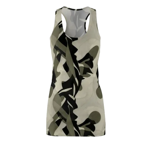 Olive Noir on a Racerback Dress