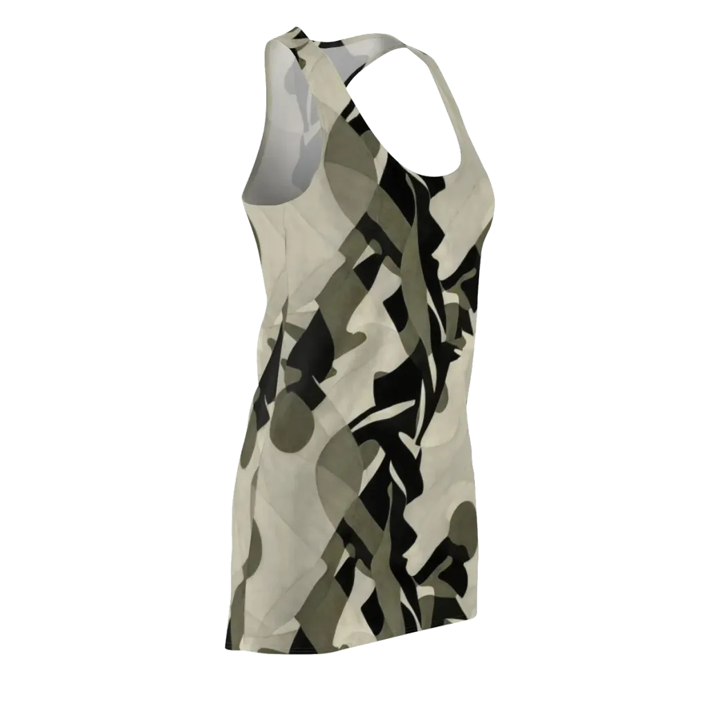 Olive Noir on Racerback Dress — Front Side