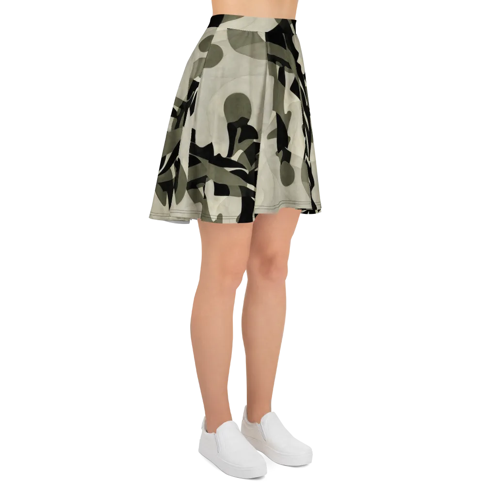 Olive Noir on Skater Skirt — Right