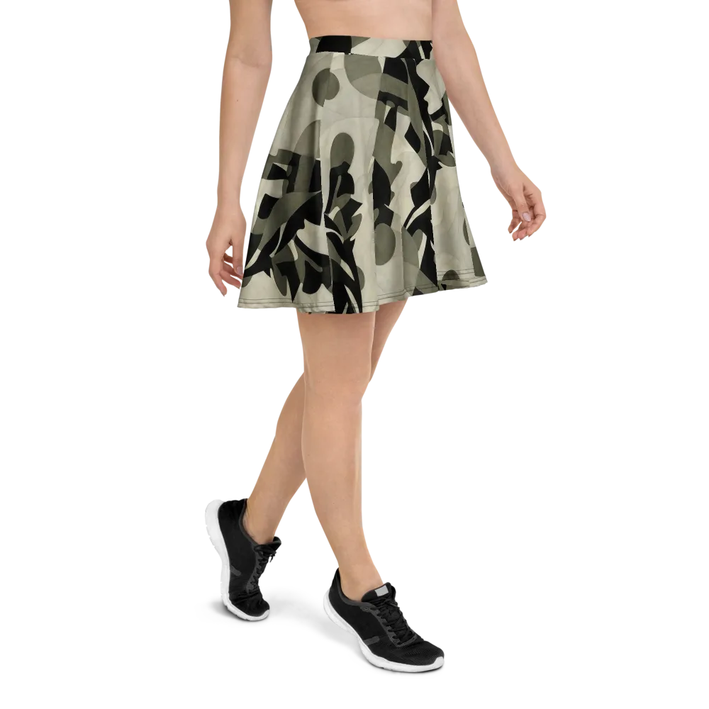 Olive Noir on Skater Skirt — Right
