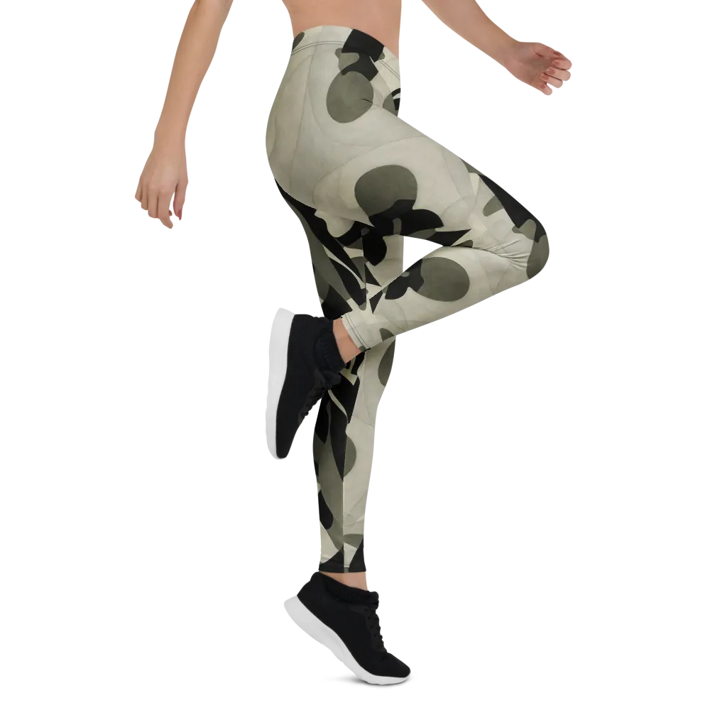 Olive Noir on Leggings — Right