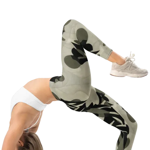 Olive Noir on a Leggings