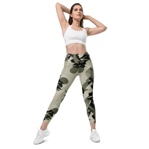 Olive Noir on a Leggings with Pockets
