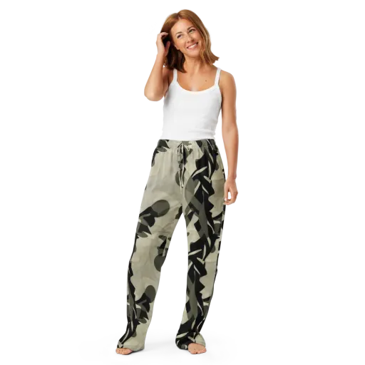 Olive Noir on a Women's Pajama Pants