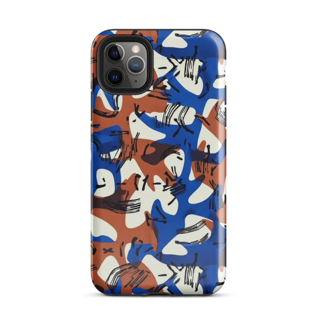 Cobalt Gesture on Tough Case for iPhone® — Front