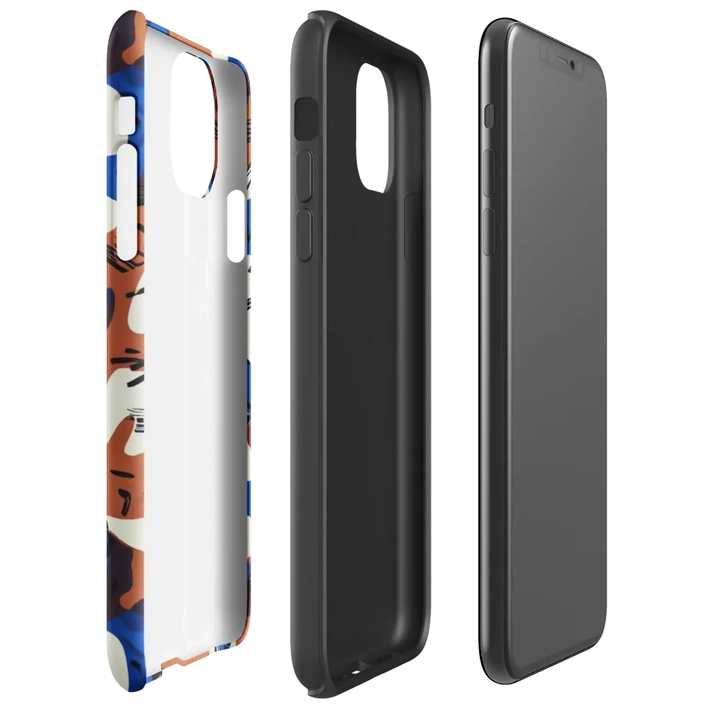 Cobalt Gesture on Tough Case for iPhone® — Right