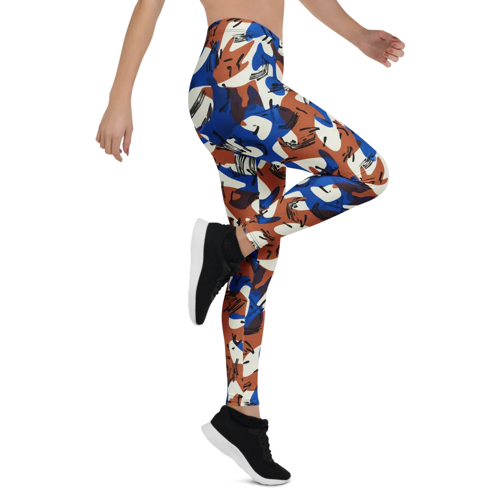 Cobalt Gesture on Leggings — Right
