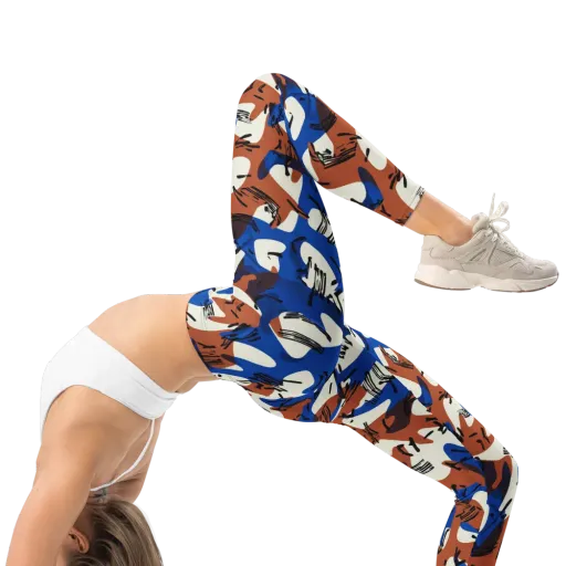 Cobalt Gesture on a Leggings