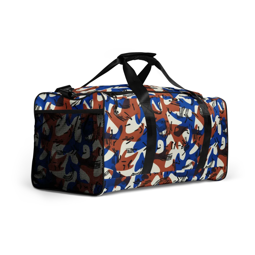 Cobalt Gesture on Duffle Bag — Right Front