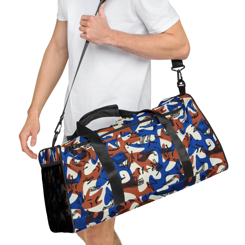 Cobalt Gesture on Duffle Bag — Right Front