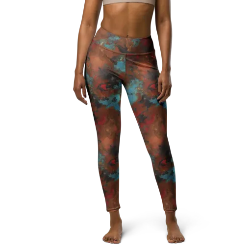 Ashen Reef on a Yoga Leggings