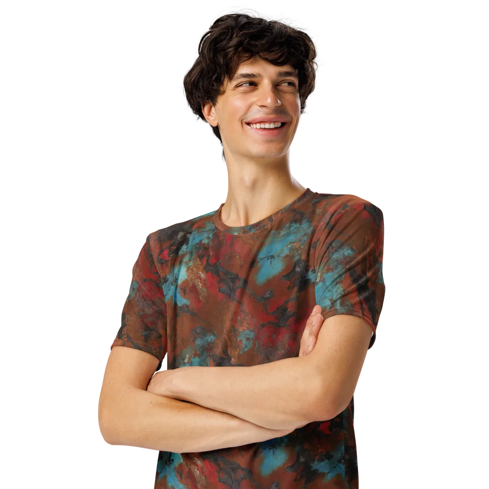 Ashen Reef on Men's Crew Neck T-Shirt — Left Front