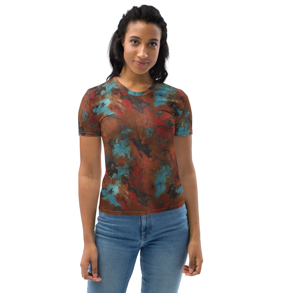 Ashen Reef on Women's Crew Neck T-Shirt — Front