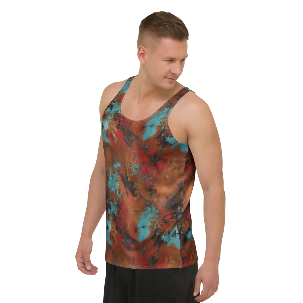 Ashen Reef on Men's Tank Top — Left Front