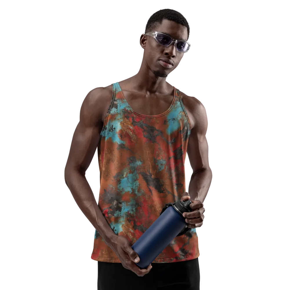 Ashen Reef on Men's Tank Top — Front