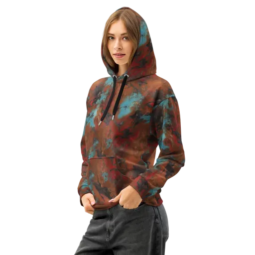 Ashen Reef on a Cotton Hoodie