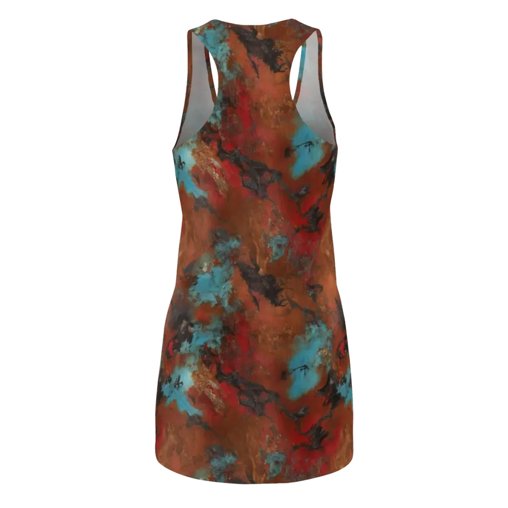 Ashen Reef on Racerback Dress — Back