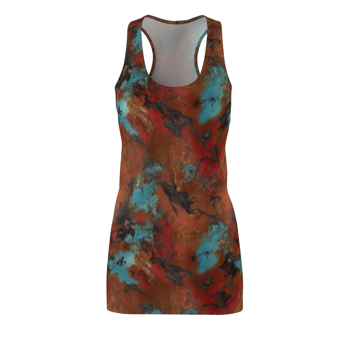 Ashen Reef on Racerback Dress — Front