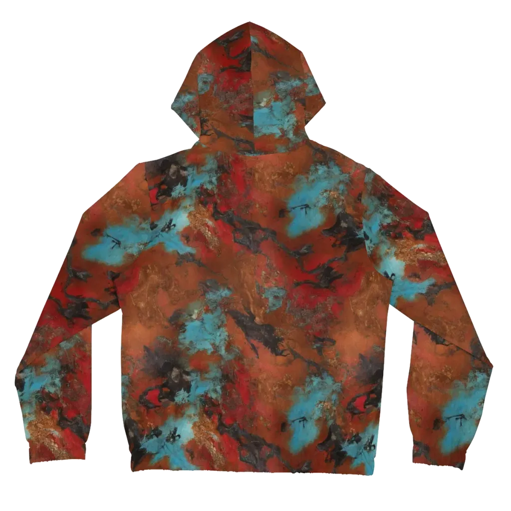 Ashen Reef on Women's Full-Zip Hoodie — Back
