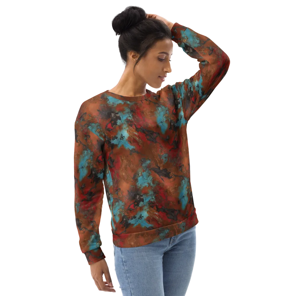 Ashen Reef on Sweatshirt — Right Front