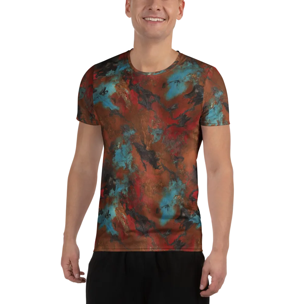 Ashen Reef on Men's Athletic T-Shirt — Front