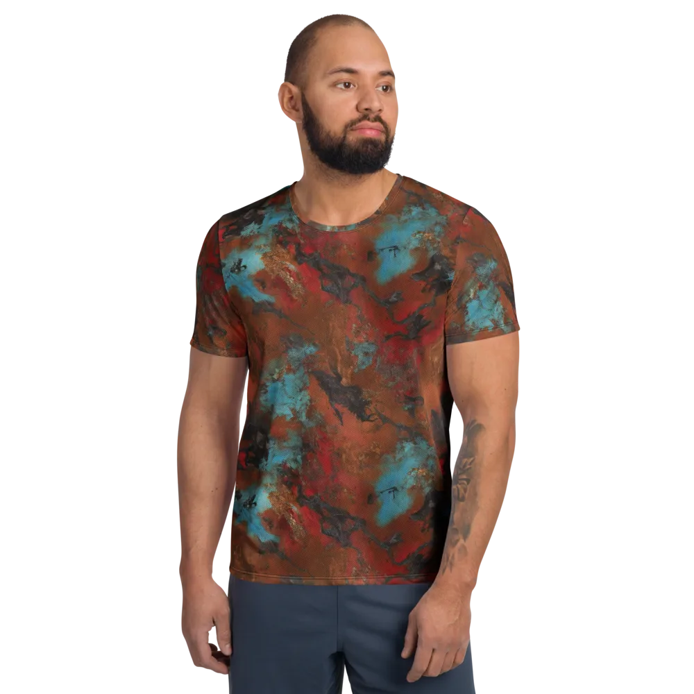 Ashen Reef on Men's Athletic T-Shirt — Front
