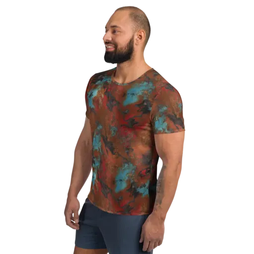 Ashen Reef on a Men's Athletic T-Shirt
