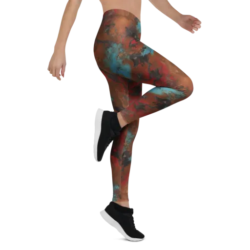 Ashen Reef on a Leggings