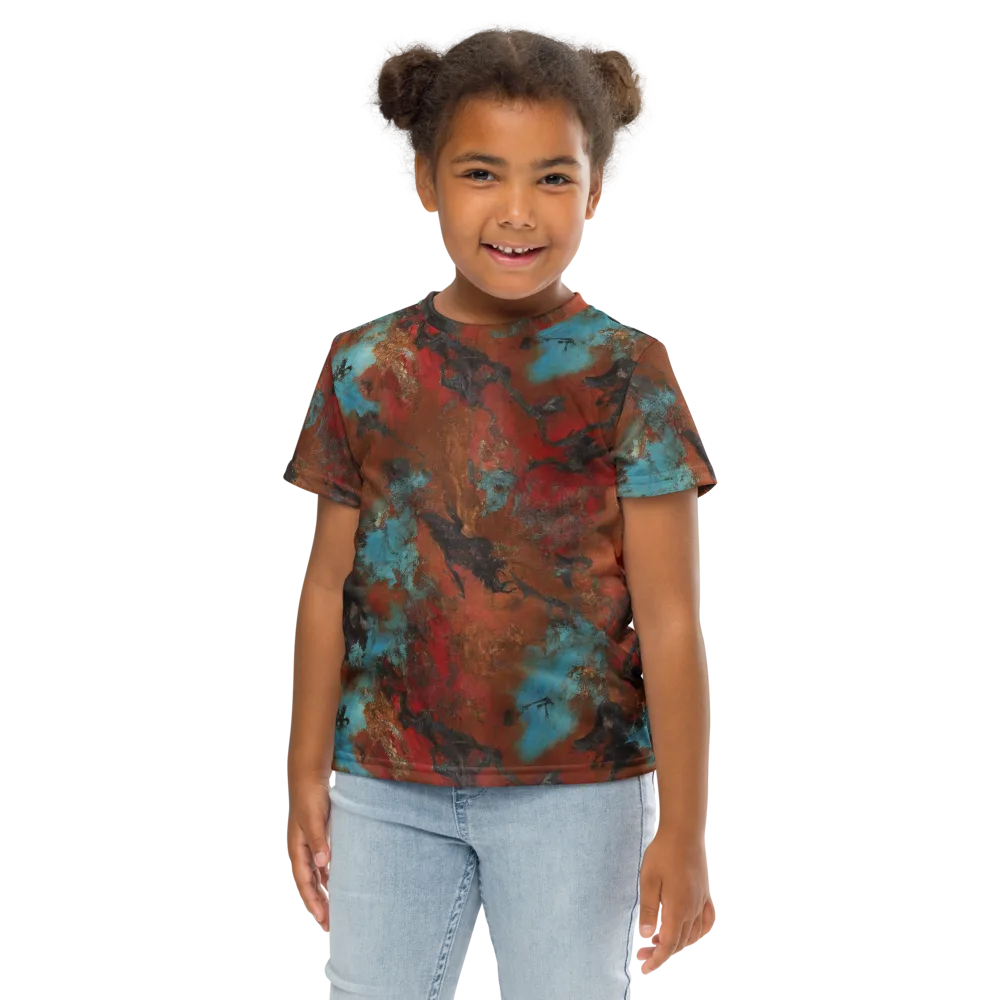 Ashen Reef on Kids Crew Neck T-Shirt — Front