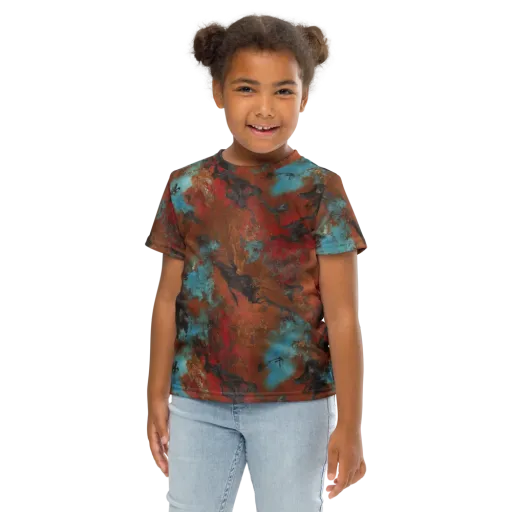 Ashen Reef on a Kids Crew Neck T-Shirt
