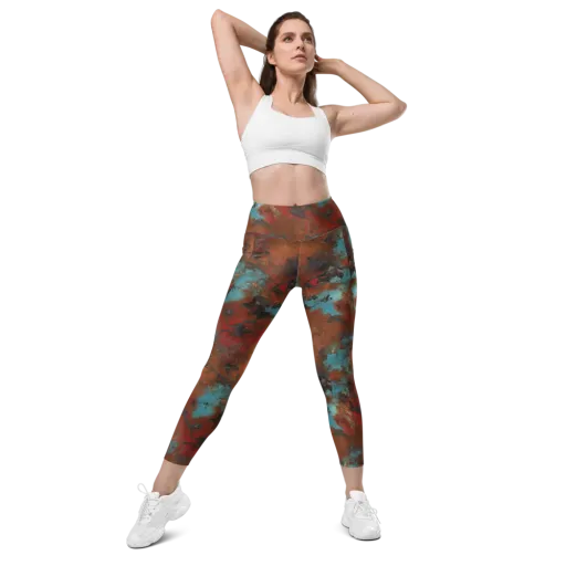 Ashen Reef on a Leggings with Pockets