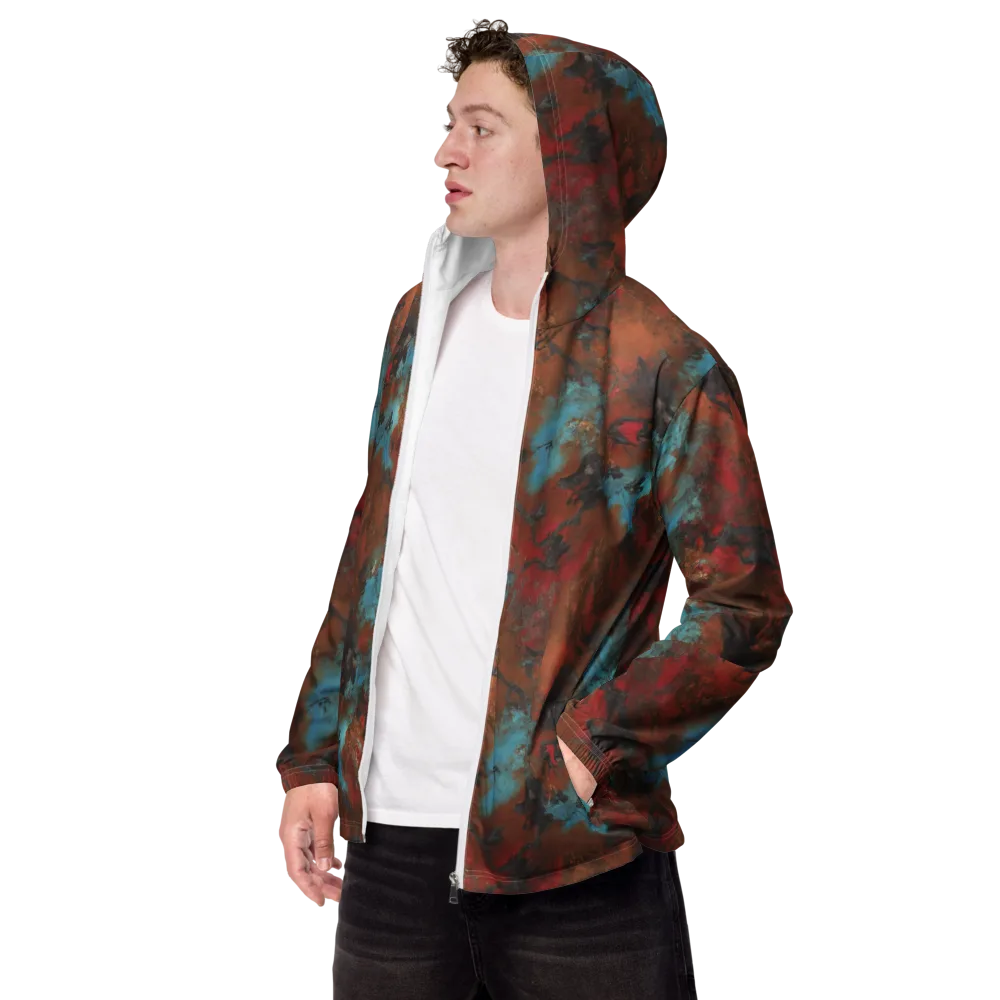 Ashen Reef on Men's Windbreaker — Left Front