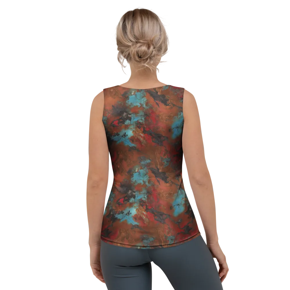 Ashen Reef on Women's Tank Top — Back