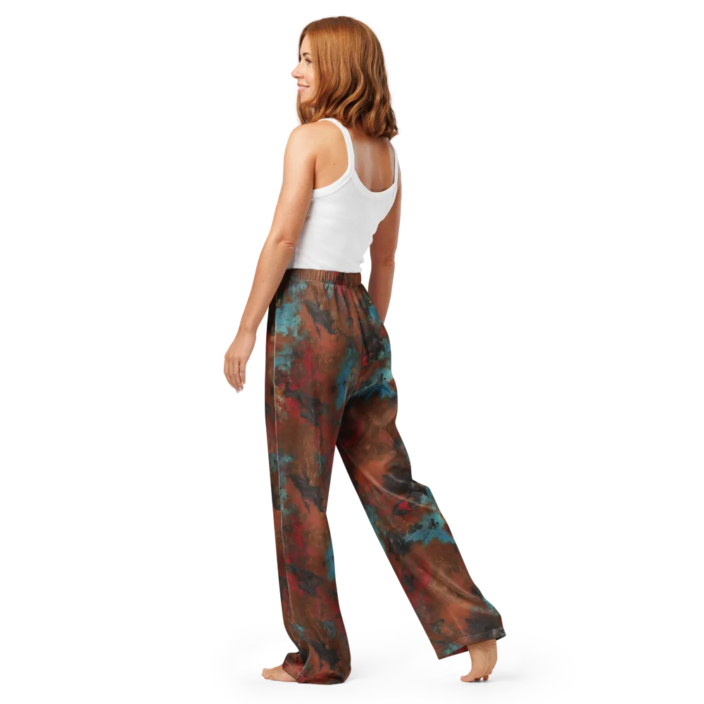 Ashen Reef on Women's Pajama Pants — Back