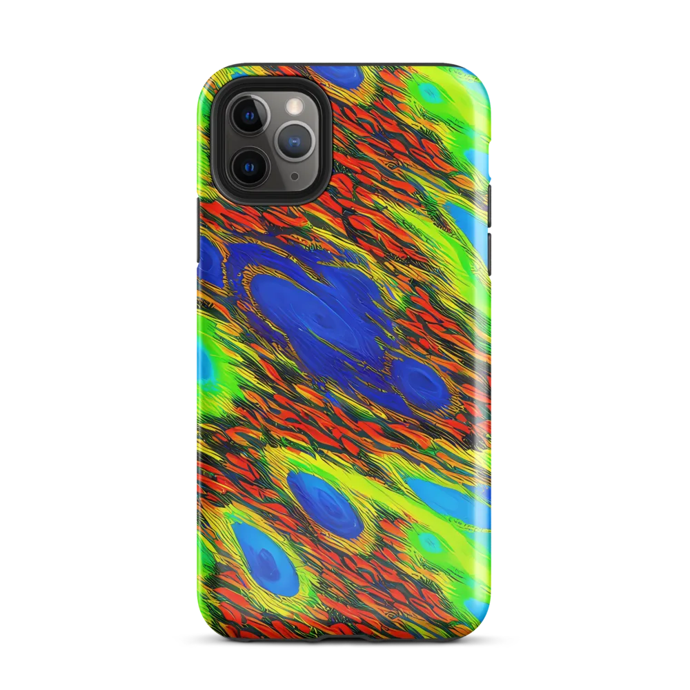 Vibrant Veinwork on Tough Case for iPhone® — Front