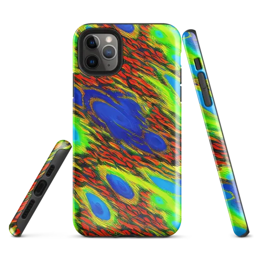 Vibrant Veinwork on a Tough Case for iPhone®