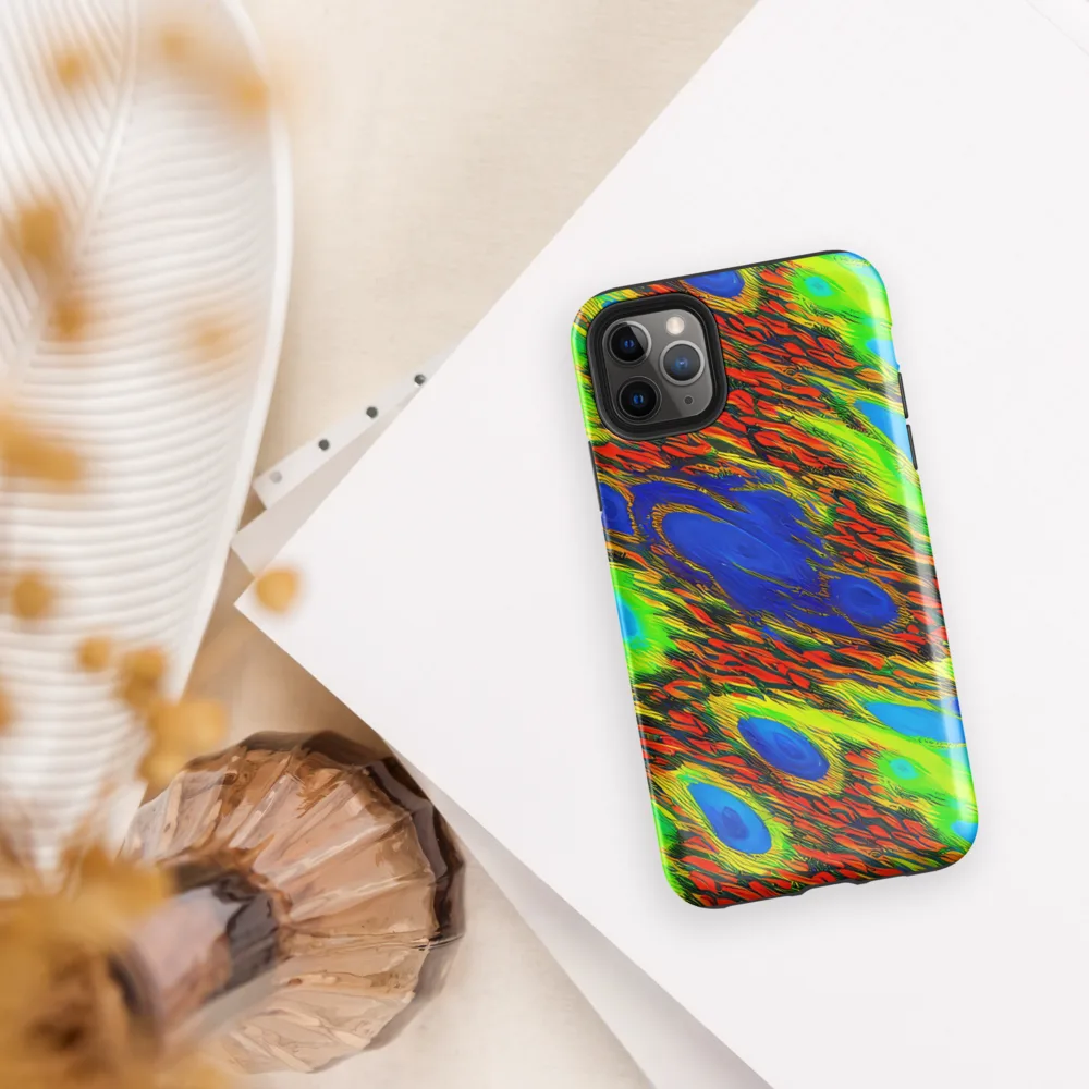 Vibrant Veinwork on Tough Case for iPhone® — Front