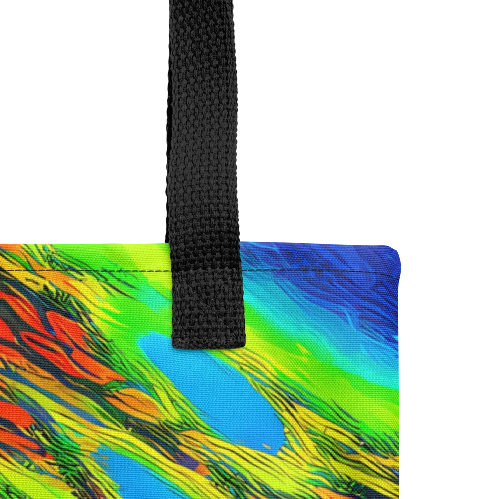 Vibrant Veinwork on Tote Bag — Product details