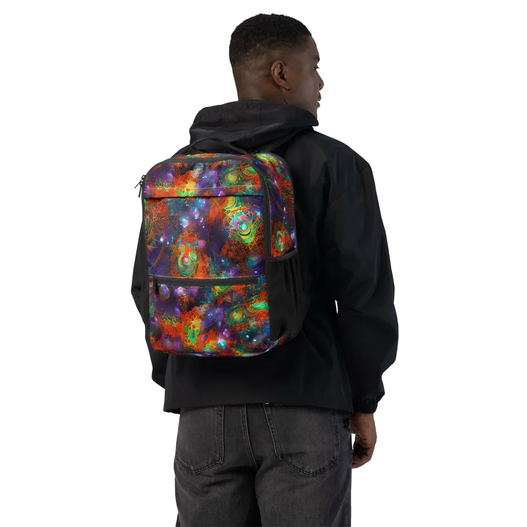 Vivid Event Horizon on Utility Backpack — Back
