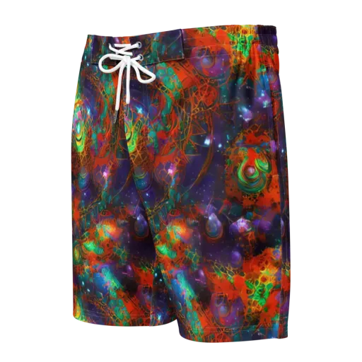 Vivid Event Horizon on a Men's Board Shorts