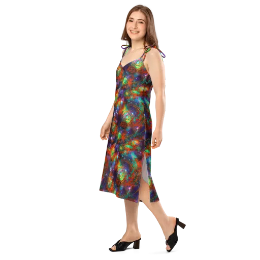 Vivid Event Horizon on a Slip Dress