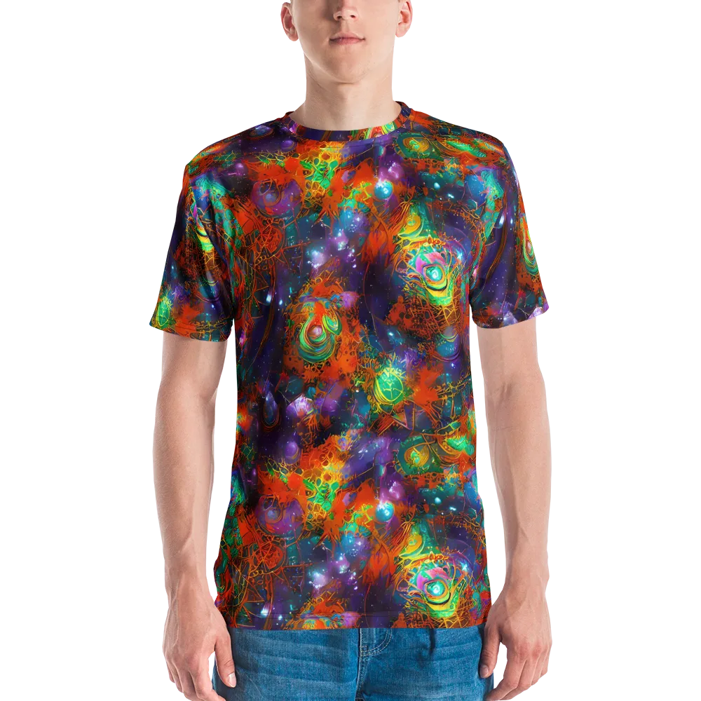 Vivid Event Horizon on Men's Crew Neck T-Shirt — Front
