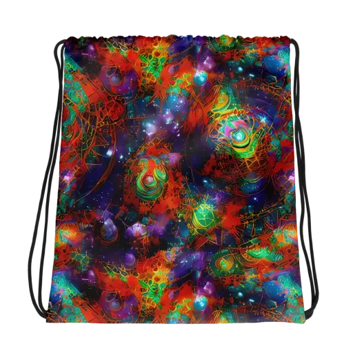 Vivid Event Horizon on a Drawstring Bag