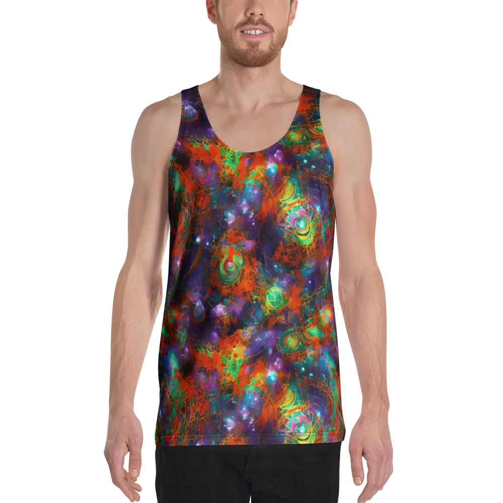 Vivid Event Horizon on Men's Tank Top — Front