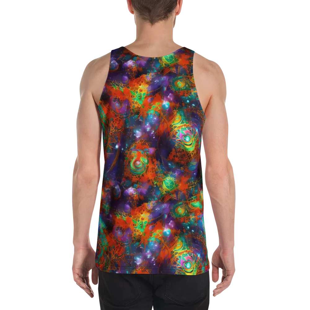 Vivid Event Horizon on Men's Tank Top — Back