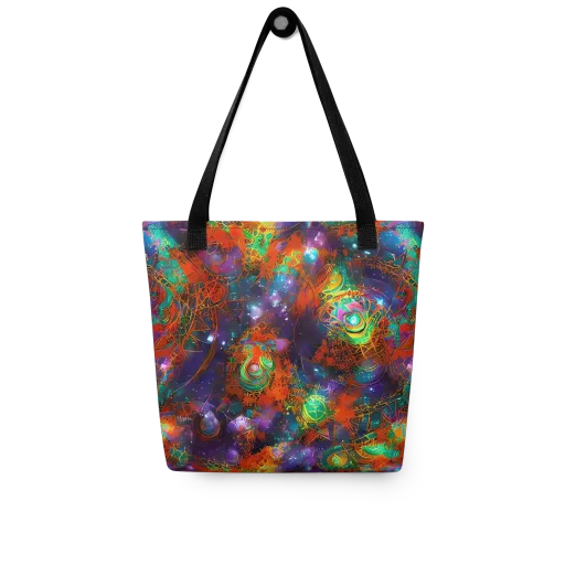 Vivid Event Horizon on a Tote Bag