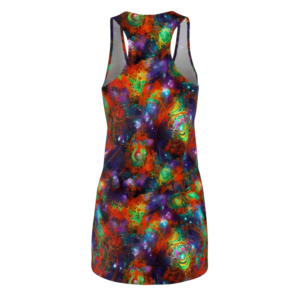 Vivid Event Horizon on Racerback Dress — Back
