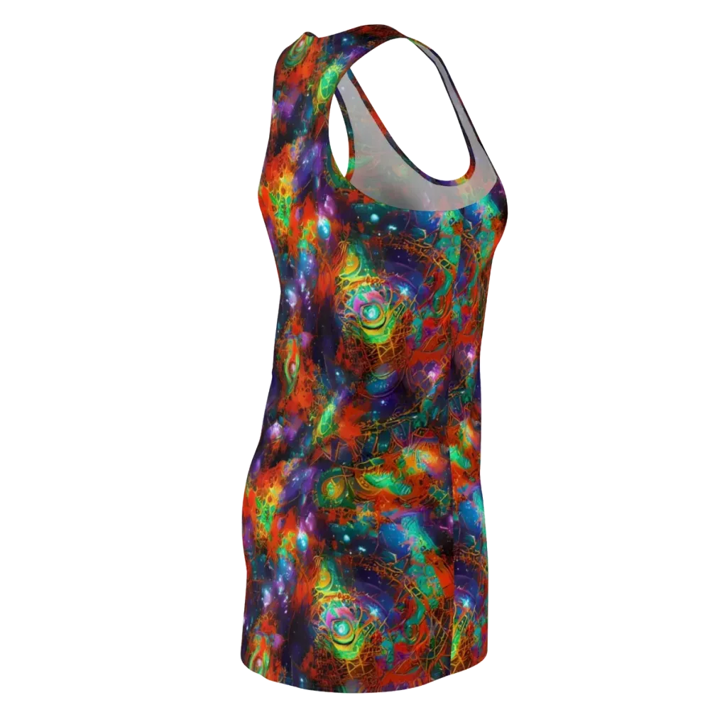 Vivid Event Horizon on Racerback Dress — Back Side