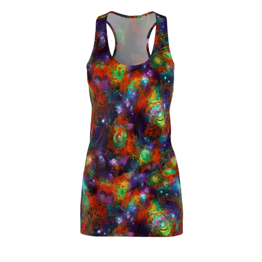 Vivid Event Horizon on a Racerback Dress